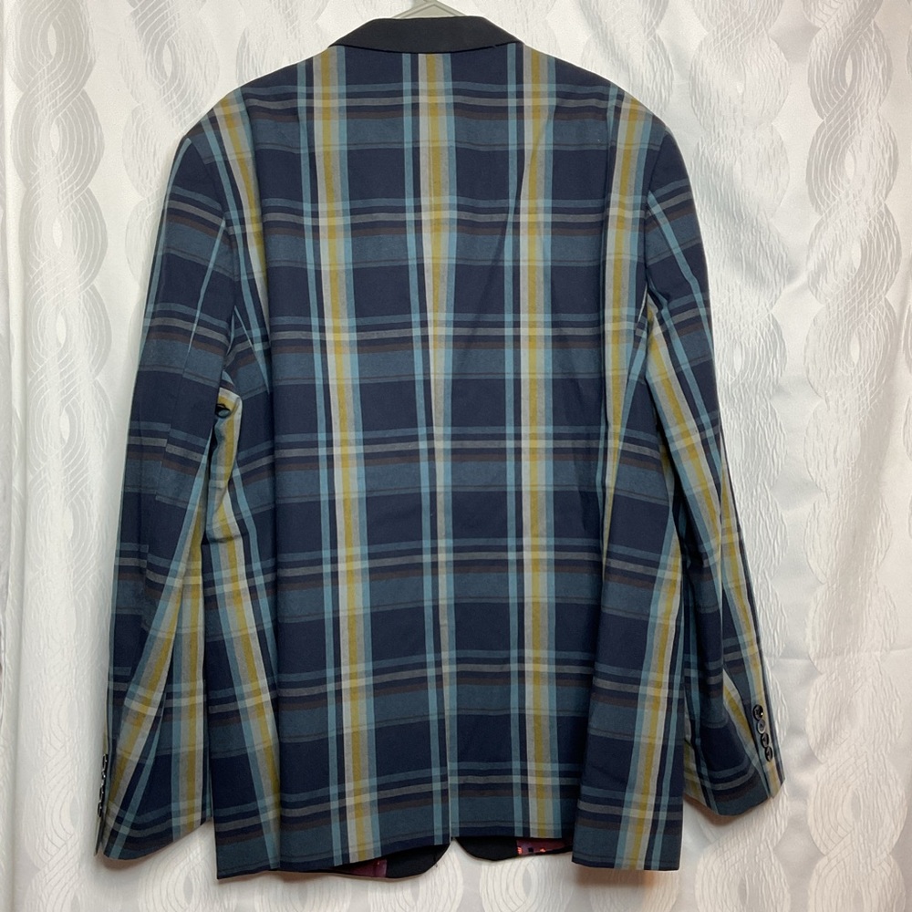 Bruno Conte by Don Jonathan plaid Blazer men's xl - Picture 9 of 10